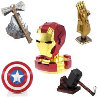 ป่าร้อน LIN431 - ■¤ 3d Metal for Adults The Super Heroes Iron Man Thanos Metals Birthday Gifts