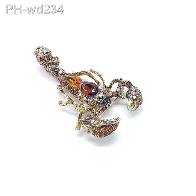 2022-new-three-dimensional-shape-animal-scorpion-brooch-wear-clothing-accessories-four-seasons-universal-fine-jewelry