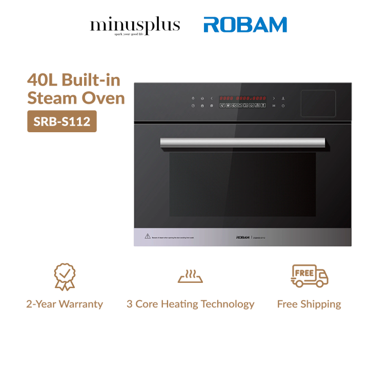 ROBAM 40L Builtin Steam Oven with 105° Powerful Steaming and 8