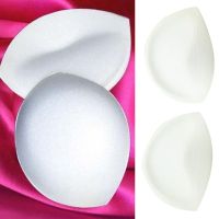 2PCS WHITE Bikinis Pad Push Up Swimwear Inserts Foam Sponge Beachwear Pads Bra Insert