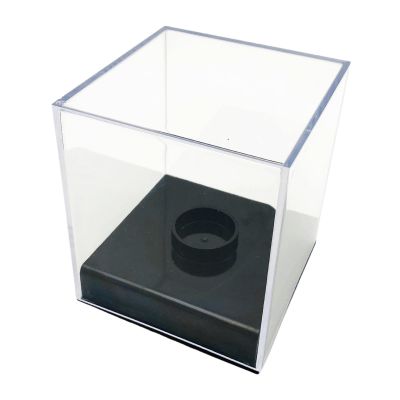 ；‘【； Clear Baseball Holder Display Box With Bracket Dustproof Sport Supplies Golf Tennis Ball Transparent Case Baseball Display Case