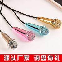 ☏□✔ phone microphone national karaoke mini capacitor wheat android apple live wired generation