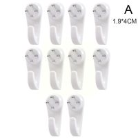 10pcs Painting Photo Plastic Invisibl Hanging Seamless Picture Wall Hooks Frame Hanger S2Z5