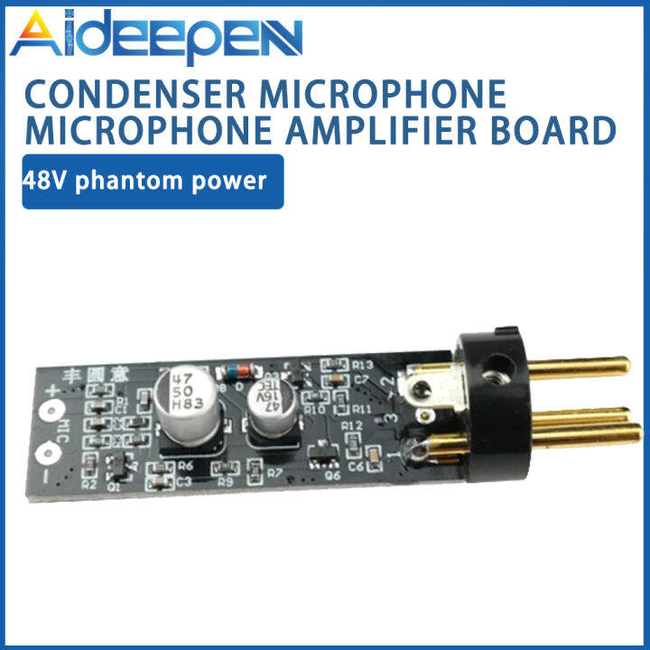 【Ready stock】Original Aideepen 48V phantom power electret microphone