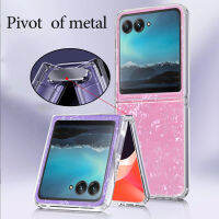 สำหรับ Motorola Razr 40เคสครอบโทรศัพท์แข็งรูปแบบเชลล์เคสเป็นพิเศษ