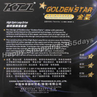 KTL GOLDEN STAR High Spin Loop Drive pips in table tennis pingpong rubber with sponge