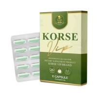 คอร์เซ่ วีไอพี ล็อต.5 สมุนไพรลดน้ำหนัก สำหรับสายดื้อยา korse vip Brand   ลดไวx5 ปริมาณ กล่องละ 10    แคปซูล