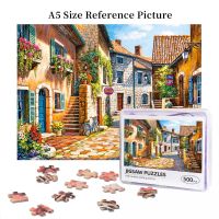 Rue De Village Wooden Jigsaw Puzzle 500 Pieces Educational Toy Painting Art Decor Decompression toys 500pcs