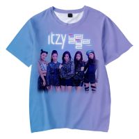 3D ITZY Printed T-shirt Fashion Summer Short Sleeve T-shirt 2021 Summer Hot Sale Casual Streetwear Tee Tops