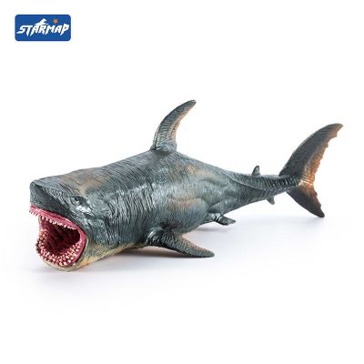 Map of giant specimens mosasaur simulation animal model of Marine a shark dinosaur toy boy educational gifts for children