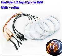 โปรเจคเตอร์อัตโนมัติไม่ใช่ E46 BMW สำหรับ Eyes Angel LED ไฟรถยนต์ Smd ฝ้าย Halo) สีขาวมม. 131 146มม. + 2X (2X ชุดที่1รถจัดแต่งทรงผม