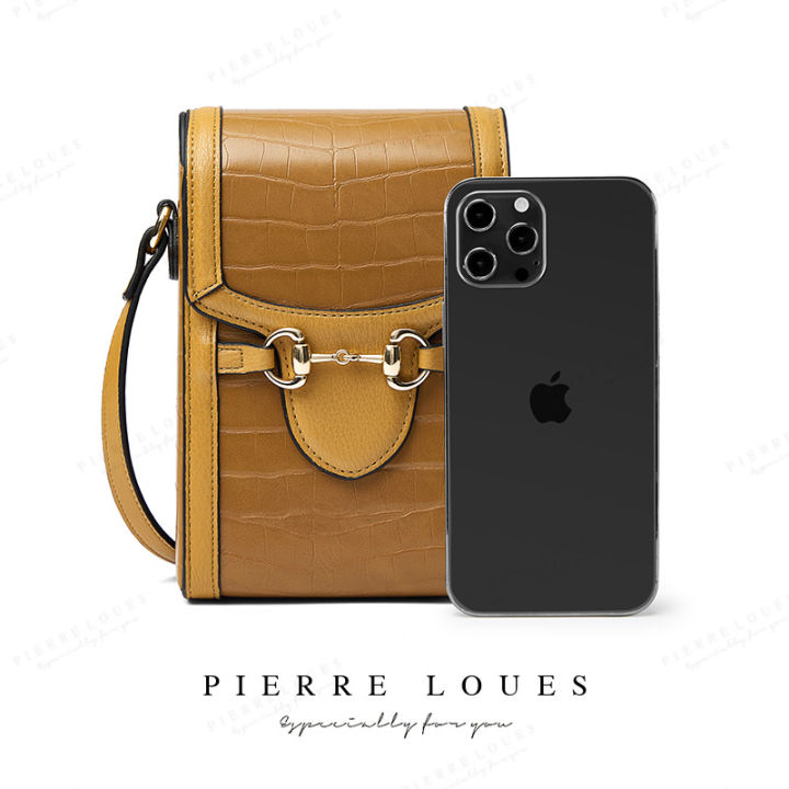 cod-กระเป๋าใส่ศัพท์มือถือหญิงรุ่นใหม่ของ-pierre-louis-กระเป๋าสะพายข้างเดียวเทรนด์แฟชั่นเกาหลีกระเป๋าศัพท์มือถือเรียบง่าย