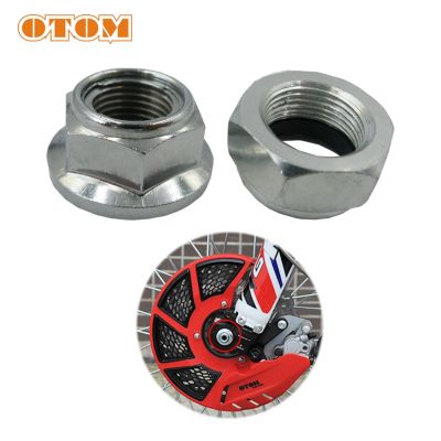 OTOM Motocross Self-locking Hex Nuts Lock Nut Slip Lock Nut Dirt Bike Frond And Rear Wheel Axle M16 M22 For HONDA CRF 250 450 R