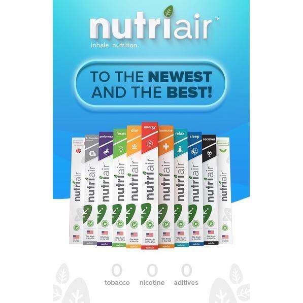 ORIGINAL NUTRIAIR 200 PUFF Sleep Diet Focus Relax Energy | Lazada PH