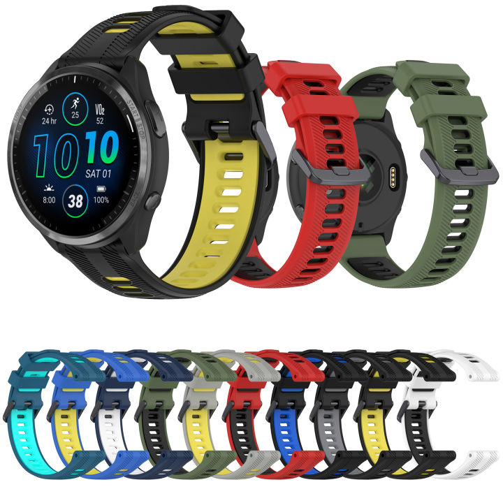 Silicone Strap Watch Band For Garmin Forerunner 955 945 Fenix 6