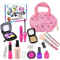 1Set Girls Pretend Play Make Up Toy Lipstick Eyeshadow Simulation Cosmetics Toy Girls Play House Princess Makeup Toy Brithday