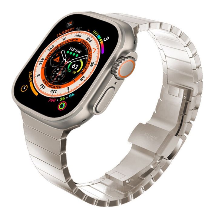 สายเหล็กสแตนเลสสำหรับนาฬิกา-apple-ultra-49mm-8-7-6-se-5-4-3-link-สร้อยข้อมือสำหรับ-i-watch-40mm-41mm-44mm-45mm-ไม่รวมนาฬิกา