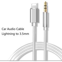 1m Lightning To 3.5mm Headphone Jack Adapter Male AUX Cable Audio Extension Kable Connector Splitter For iPhone 14/13/12/11 Cables