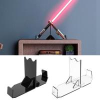 Lightsaber Stand Double Bladed Light Saber Hilt Stand Display Holder Desktop Fashionable And Stable Acrylic Lightsaber Hilt Mount For Flute And Lightsaber typical