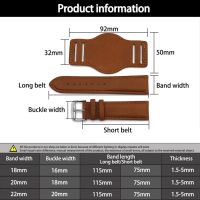 Genuine Leather Watchband 18mm 20mm 22mm Replacement Soft Watch Strap Black Brown Coffee Men Wrist Bracelets Sport Watchbandby Hs2023