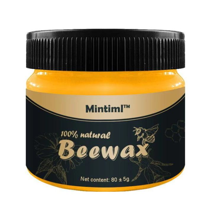 ขี้ผึ้งขัดเงาไม้-beeswax-ขัดไม้-ทาพื้นไม้-ทาเฟอร์นิเจอร์ไม้-ขี้ผึ้งแท้จากธรรมชาติ-ชุบชีวิตเฟอร์นิเจอร์ไม้-ขนาด80g-ทาไม้ให้เงางาม-กันน้ำ