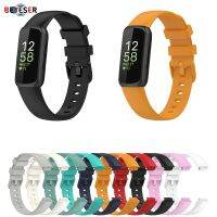 ☫ Oficjalny identyczny pasek sportowy do Fitbit Inspire 3 zamiennik silikonowa bransoletka Smartwatch z opaską moda opaska akcesoria