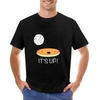 Volleyball Pancake T-Shirt Plus Size Tops Mens T Shirts