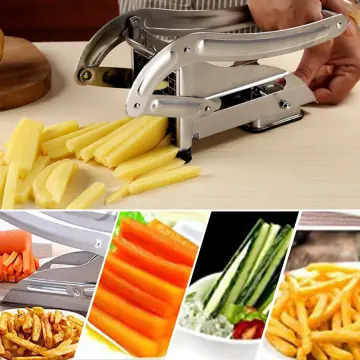 Manual Potato Cutter Stainless Steel French Fries Slicer Potato Chips Maker  Meat Chopper Dicer Cutting Machine Tools For Kitchen - AliExpress