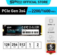 Silicon Power P34A60 NVMe PCIe Gen3x4 M.2 2280 SSD, Read 2,200MB/s Write 1,600MB/s สำหรับ Laptop และ PC