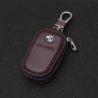 Angel Business Casual Genuine Leather car logo Key Walle Keychain Universal Key case for MG MorrisGarages