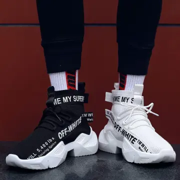 Nike high top top sock shoes