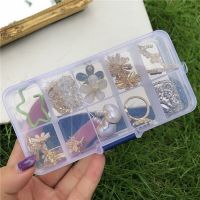 bjh۩❁﹍  New 10 Slots Cells Jewelry Parts Screw Beads Organizer C