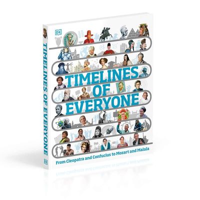 DK childrens Encyclopedia timelines of everyone hardcover celebrity events chronology in English full color large format popular science books