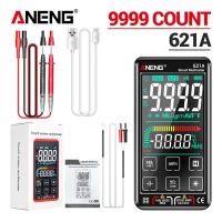 ZZOOI ANENG 621A Multimeter Intelligent Digital Touch Screen 9999 Counts Auto Range Rechargeable NCV Universal Meter Voltmeter Ammete