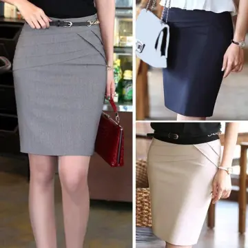 Elegant high waisted outlet pencil skirt