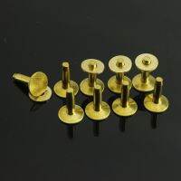 【CW】 20pcs quality Rivets amp; Burrs Leather Luggage Studs Permanent Tack Fasteners 6 Sizes