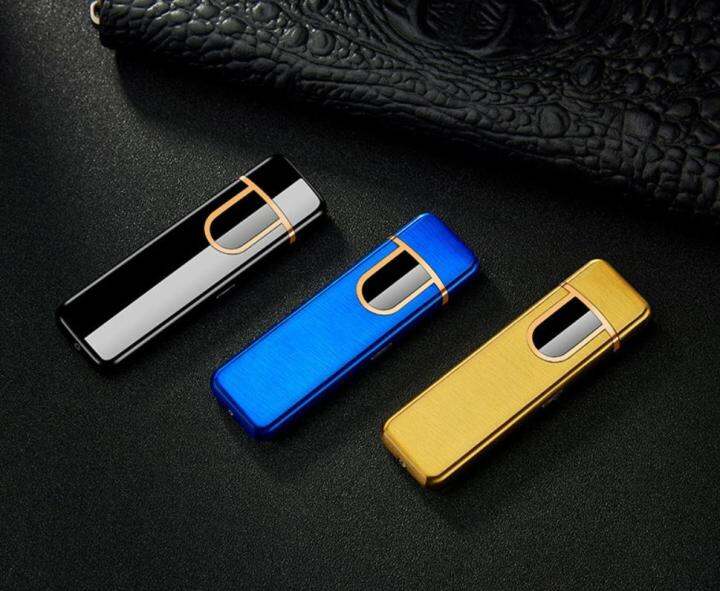 ที่จุดไฟ-ไฟแช็คไฟฟ้า-usb-lighter-มี-3-สี