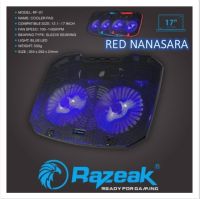 Razeak Notebook Cooler พัดลมโน๊ตบุ๊ค สำหรับขนาด  รุ่นRF-01 12.1-17"