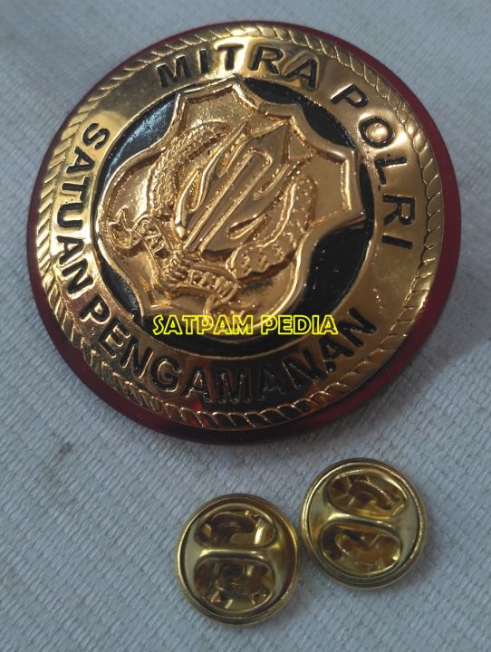 Pin Satpam Mitra Polri Mika Wing Satpam Mitra Polri Mika Lazada Indonesia 0598