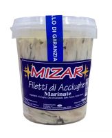 CARLINO - ANCHOVIES FILLETS MARINATED 1KG เนื้อปลาแอนโชวี่หมักปรุงรสในน้ำมันดอกทานตะวัน