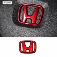 KLNU สำหรับ HONDA CITY CIVIC JAZZ FIT CRV HRV ACCORD พวงมาลัยโลโก้ฝาครอบ Trim,CITY ภายในฝาครอบ Trim