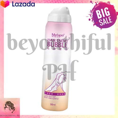 HAIR ENEMY BUBBLE HAIR REMOVAL SPRAY Super whitening hair removal spray