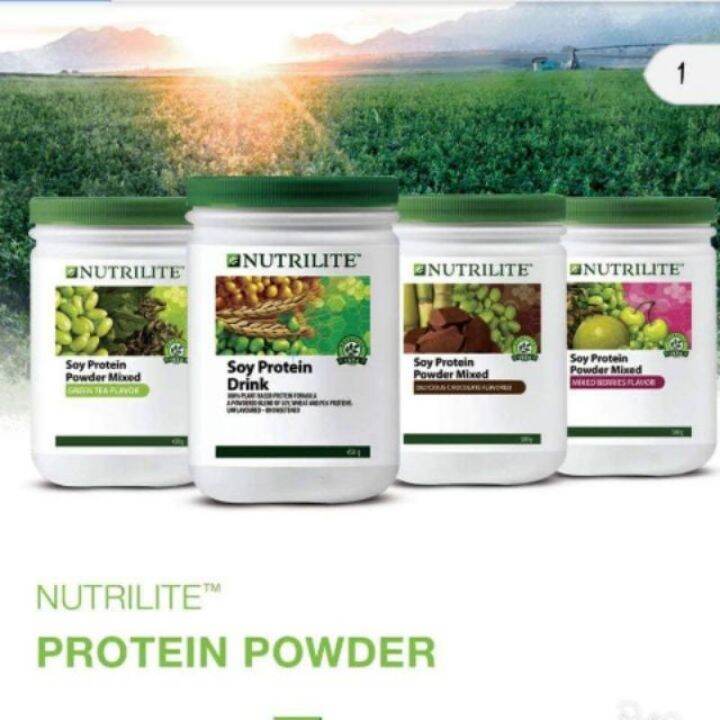 Nutrilite Soy Protein Drink/ Mix Berry/Chocolate Lazada