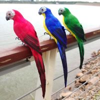 【CC】▩◇♤  25cm Artificial Feather Lawn Figurine Ornament Garden Prop Decoration Kawaii Accessories