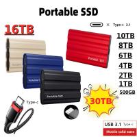 สำหรับ SSD แบบพกพาใหม่1TB USB ดิสก์มือถือโซลิดสเตทไดรฟ์ความเร็วสูง3.0 2TB 4TB 8TB SSD สำหรับแล็ปท็อป /Mac