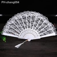 24 styles Ladies Lace Hand Fan Wholesale Folding Fans of Old Wedding Decor For Home Decoration Ornament Dance Accessories