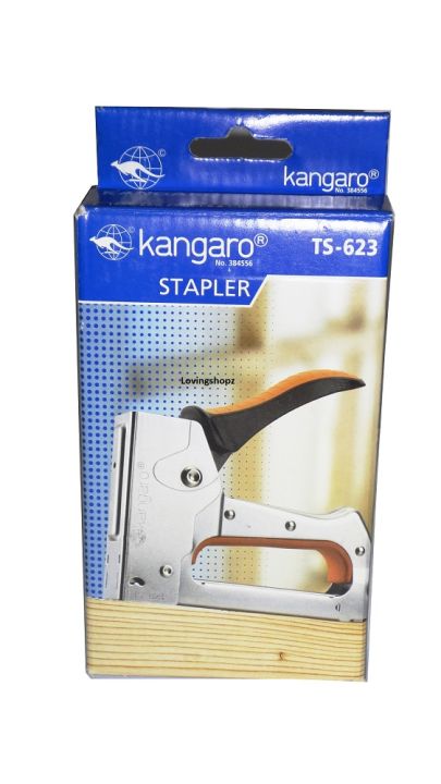 Stapler Kardus Kayu Kangaroo Gun Tacker Kangaroo Ts 623 23 6 23 8 23