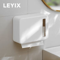 LEYIX 156 กล่องกระดาษเช็ดมือห้องน้ำติดผนังไม่ต้องเจาะรู