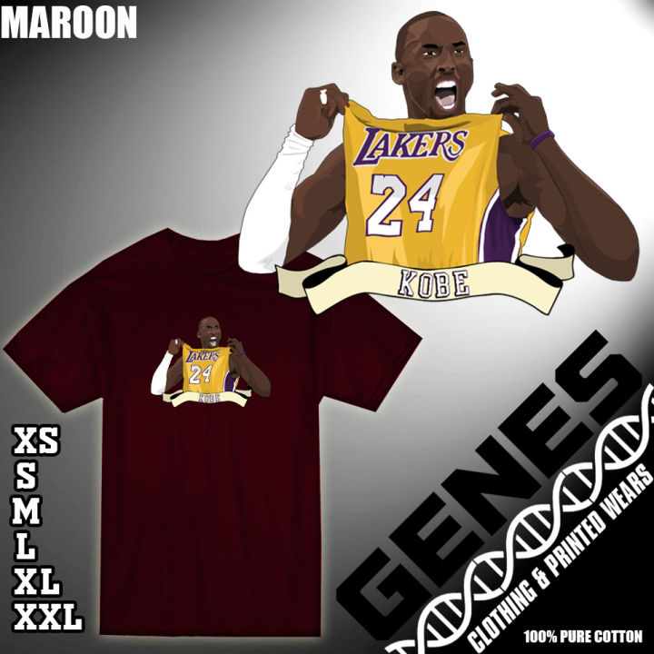 Kobe Bryant Black mamba Logo number 24 Lakers Jersey New Trend Unisex men  women T-shirt