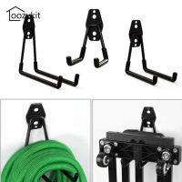 Loozykit 1 pcs Hanger Rack Heavy Duty Hooks Steel Garage Storage Hooks Wall Mounted Ladder Bike Tool Wall Organizer